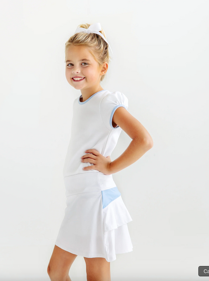 TBBC Penny's Play Shirt WA White Beale St Blue