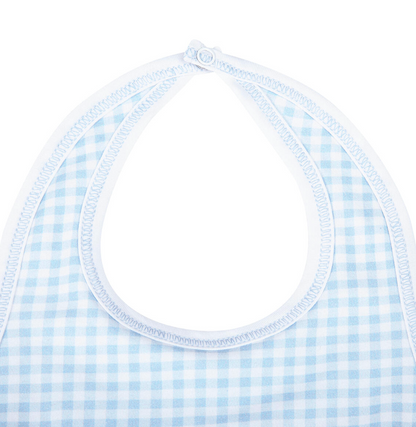 MB Mini Checks Bib (Pink or Blue)