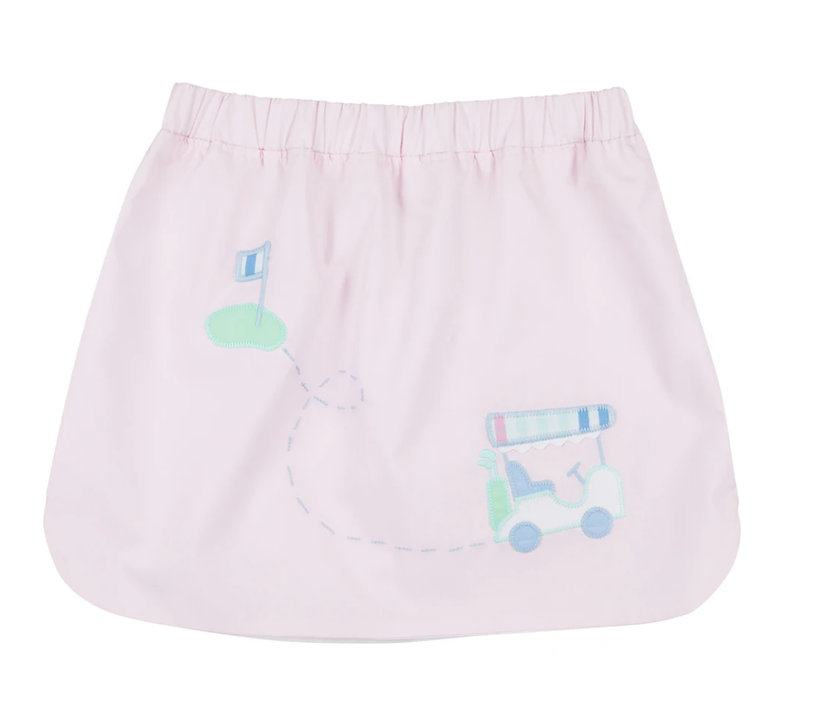 TBBC Susanne Skirt Golf Cart Applique Pink