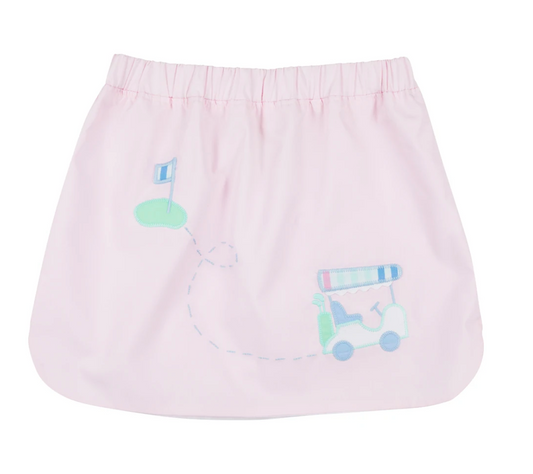 TBBC Susanne Skirt Golf Cart Applique Pink
