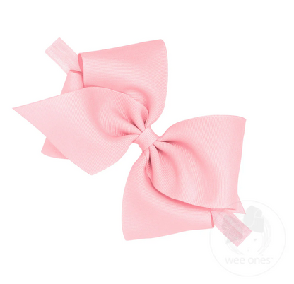 Mini King Classic Grosgrain Bow on Baby Band Wee Ones