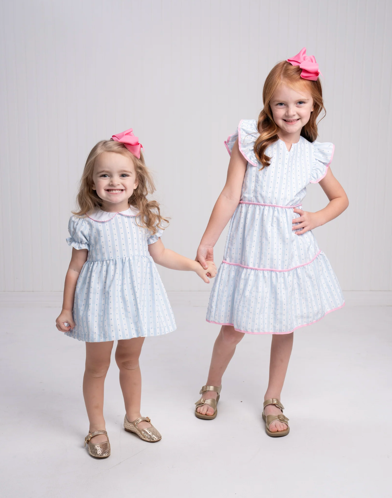 Ella Blue Stripe Breeze Bloomer Set