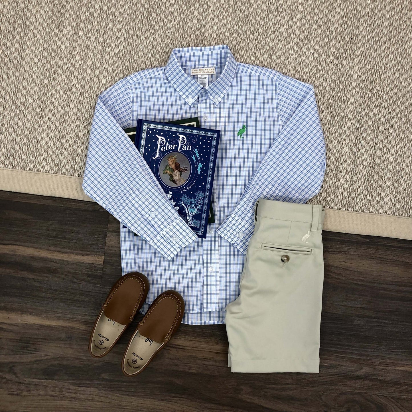 TBBC Deans List Dress Shirt Winnetka Windowpane/Green