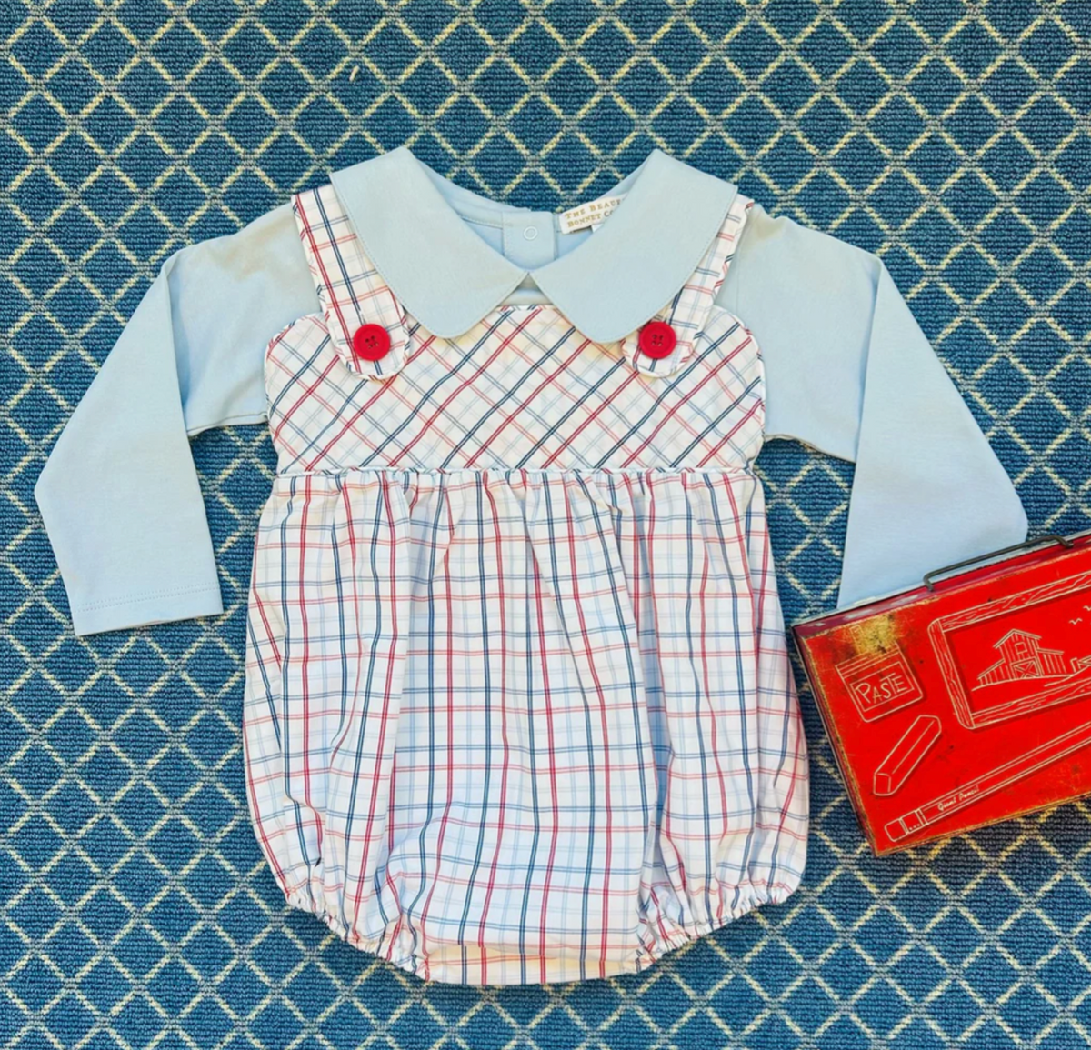 TBBC Peter Pan Collar Shirt LS Buckhead Blue