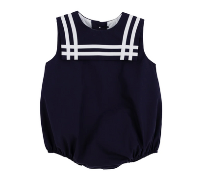 TBBC Townes Top Sail Bubble Nantucket Navy / White Sleeveless