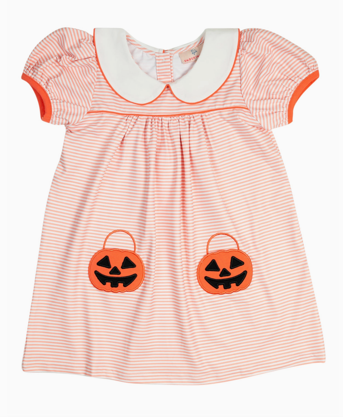 Smockingbird Jackolantern Pocket Striped Knit Dress