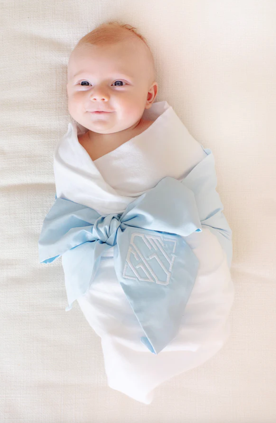 TBBC Bow Swaddle - Pink or Blue