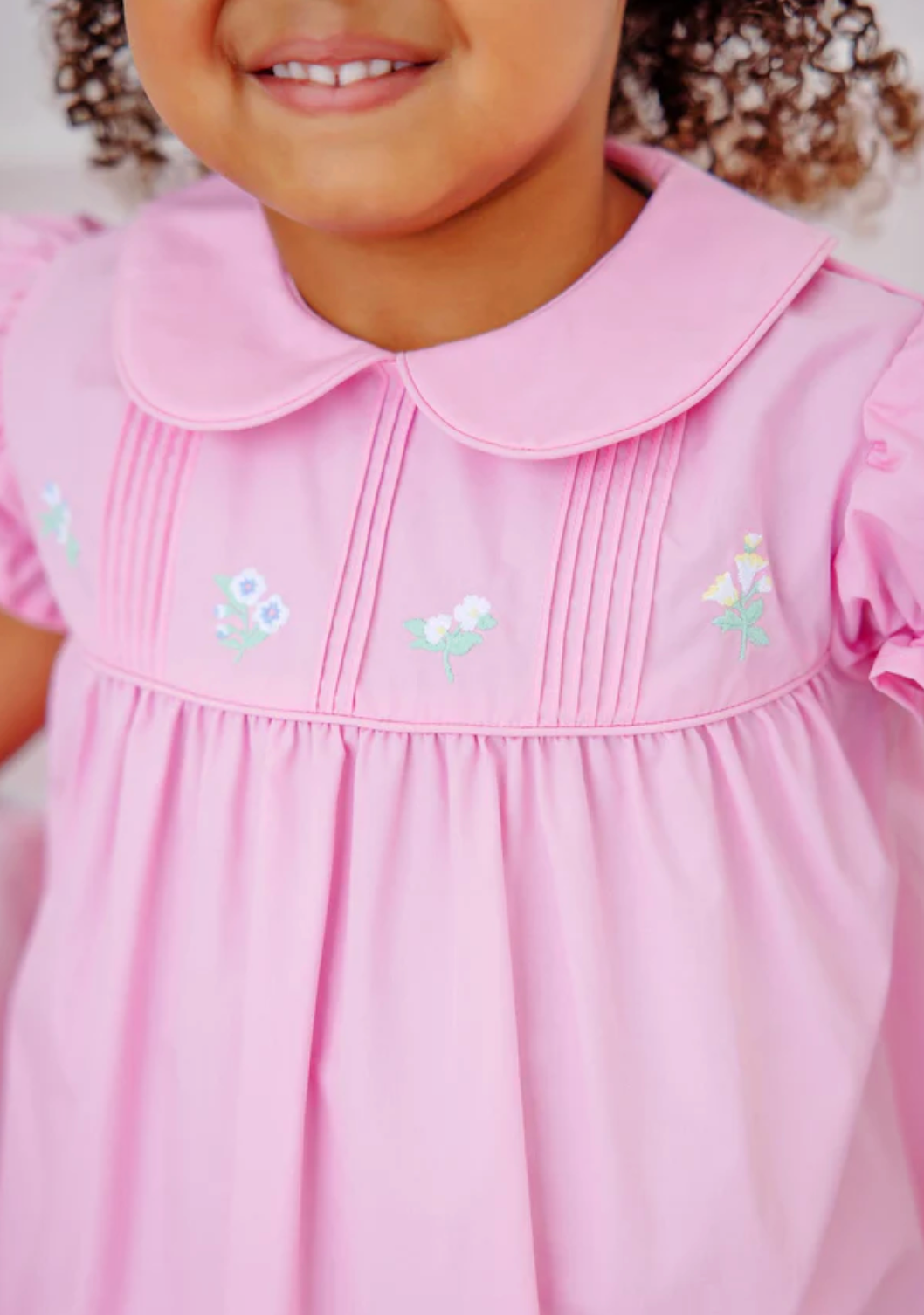 TBBC Holly Day Dress Flowers Emb Pier Party Pink