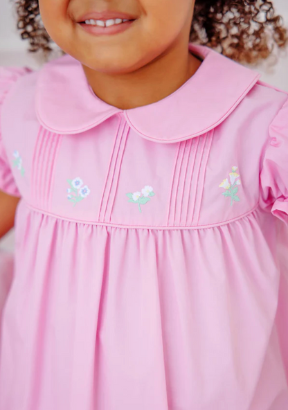 TBBC Holly Day Dress Flowers Emb Pier Party Pink