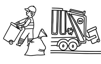 My First Big Book of Trucks - Coloring Book