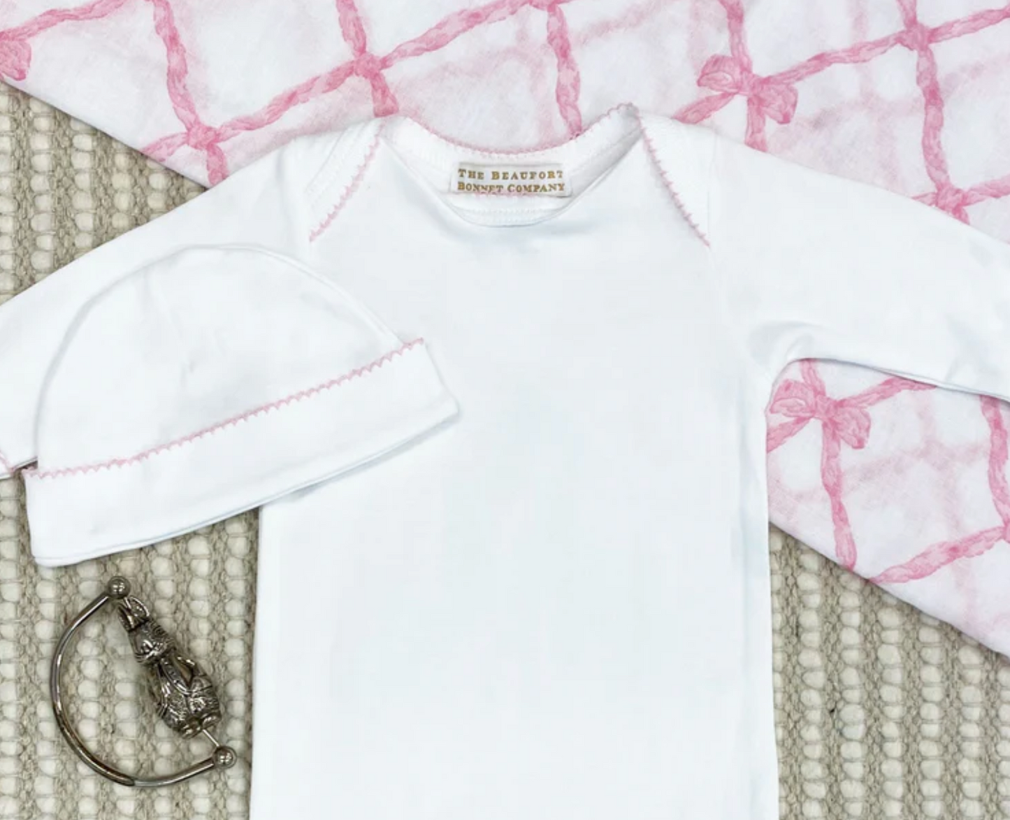 TBBC Darling Debut Set Worth Ave White with Trim