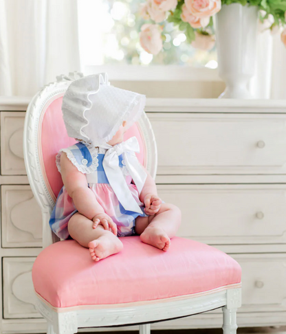 TBBC Bellefaire Bonnet Dallas Dot Worth Ave White