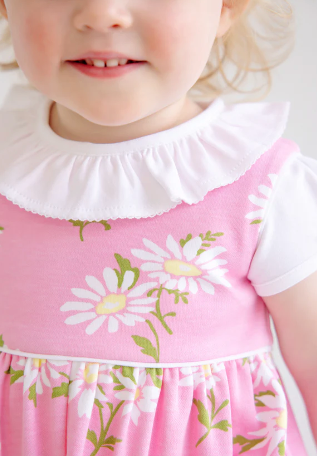 TBBC Ramona Ruffle Collar Shirt/Onesie WA White