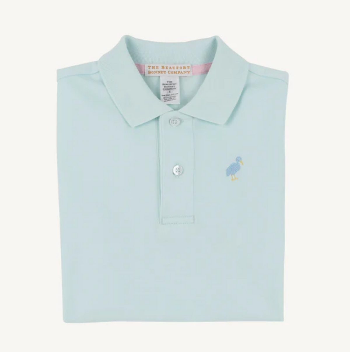 TBBC Sea Island Seafoam Prim & Proper Polo SS