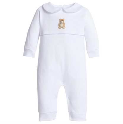 LE Crochet Playsuit - Blue Teddy Bear