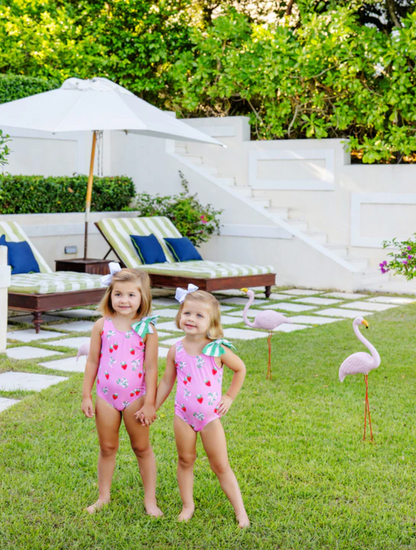 TBBC Brookhaven Bow Bathing Suit Bow & Berry Pink