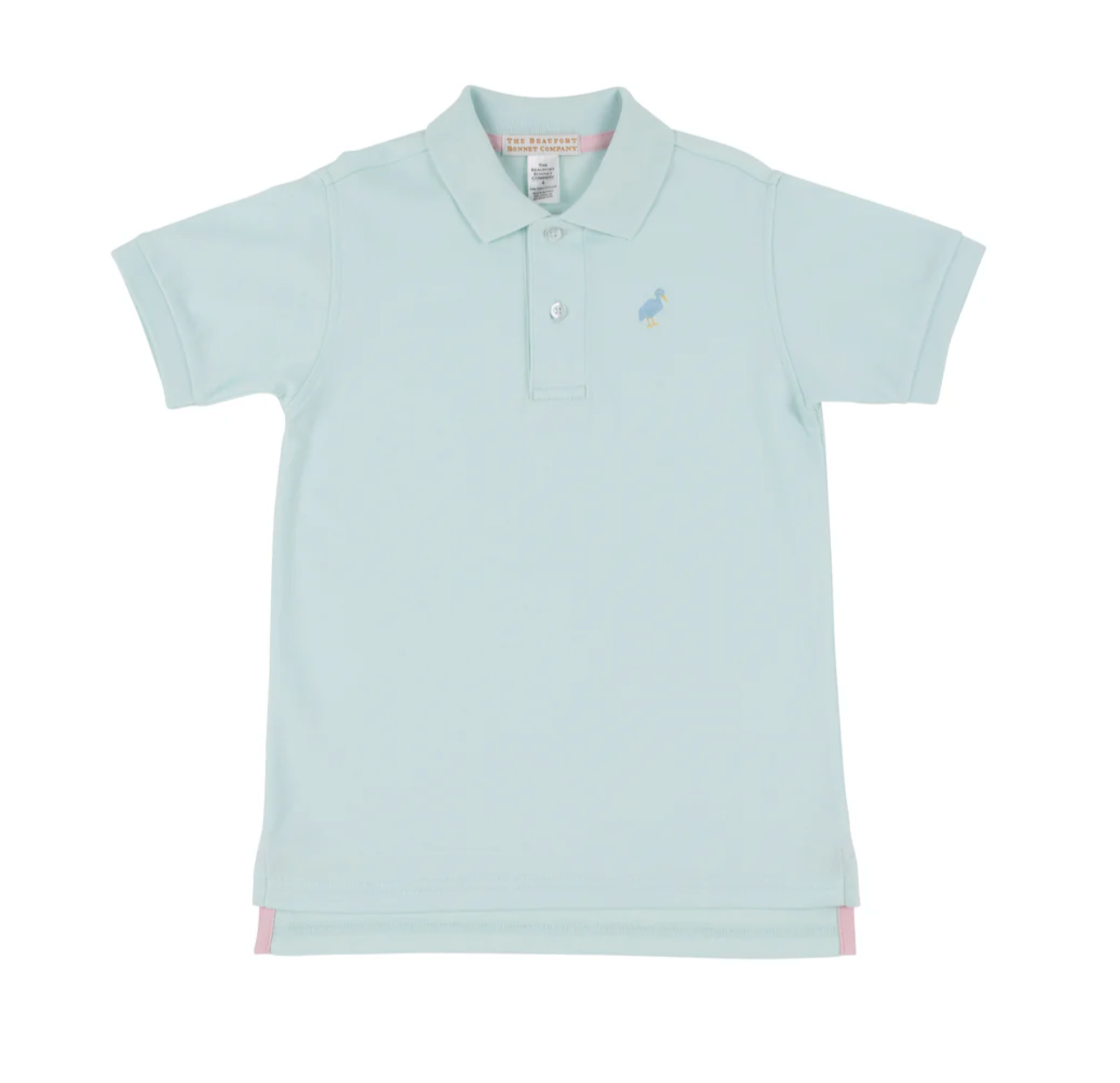 TBBC Prim & Proper Polo Sea Island Seafoam / Beale St. Blue Multicolor Stork