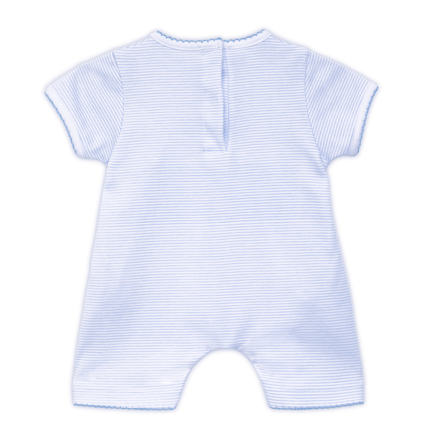 MB Jacob Smocked Short Playsuit Blue