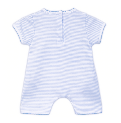 MB Jacob Smocked Short Playsuit Blue