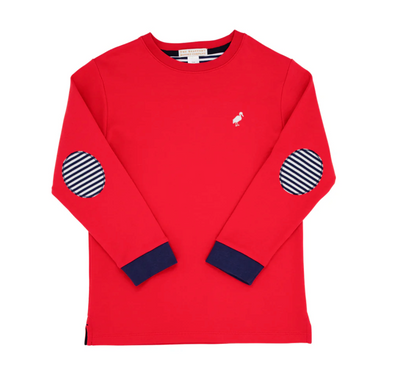 TBBC Scott Stadium Shirt Richmond Red/ Nantucket Navy/ White