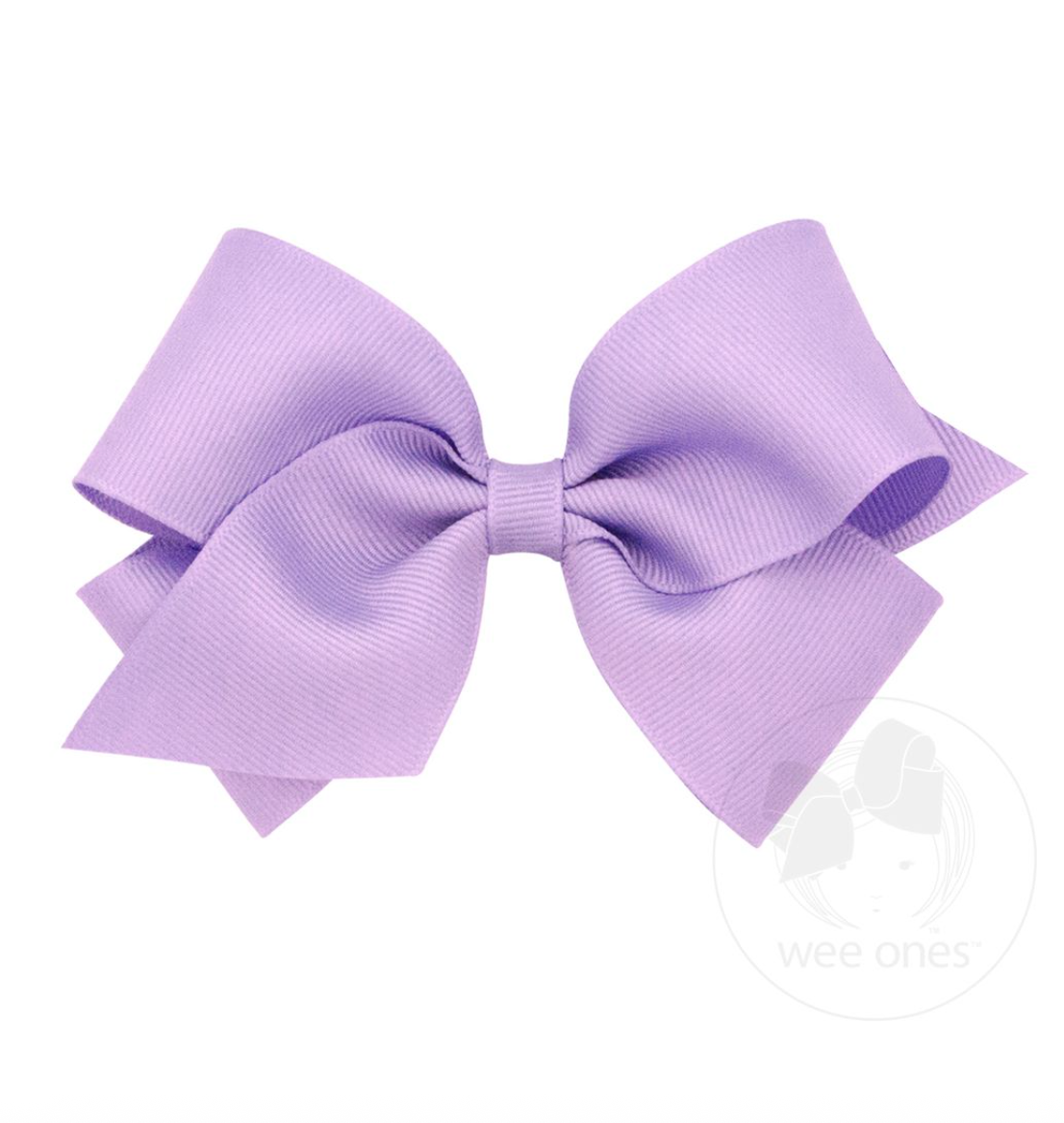 Small Classic Grosgrain Hair Bow (Plain Wrap)  Wee Ones