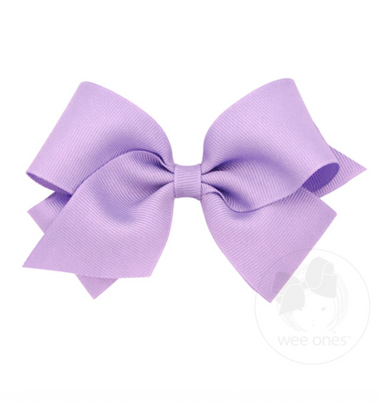 Small Classic Grosgrain Hair Bow (Plain Wrap)  Wee Ones