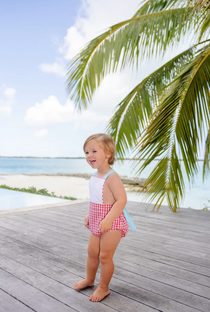TBBC Sayre Sunsuit Richmond Red Gingham