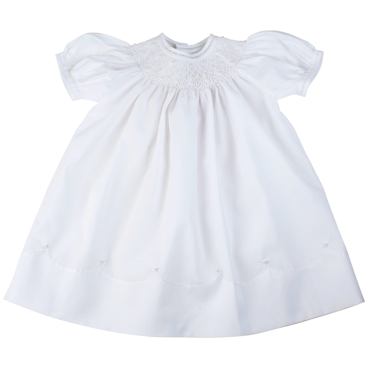 Feltman Pearl Flower Bishop Dress
