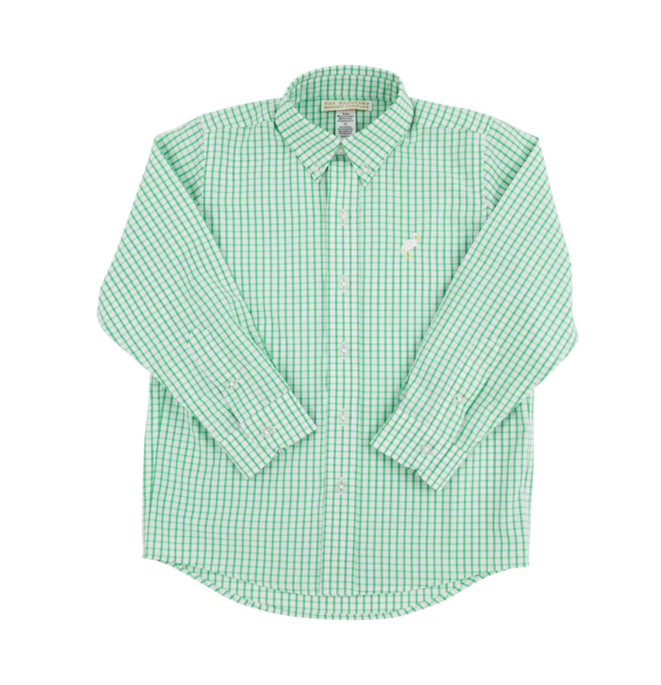 TBBC Dean's List Dress Shirt Kelly Windowpane
