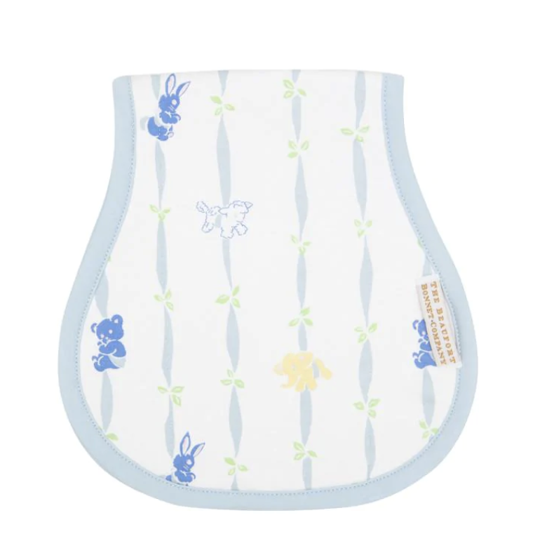 TBBC Oopsie Daisy Burp Cloth Rockabye Ribbon Blue