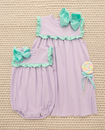 JB Bella Bubble - Lavender Stripe and Mint