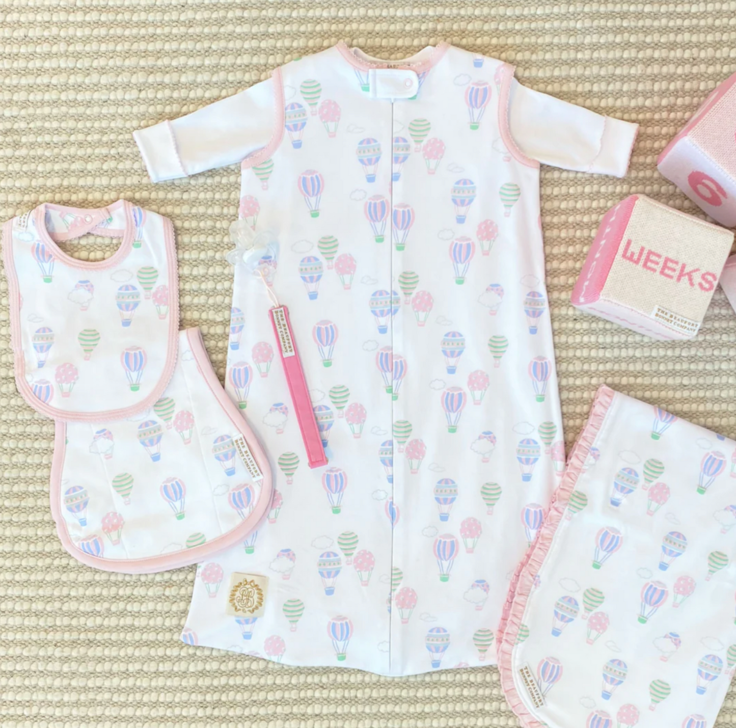 TBBC Beddie Bye Sleep Sack Up Up & Away (Pink or Blue)