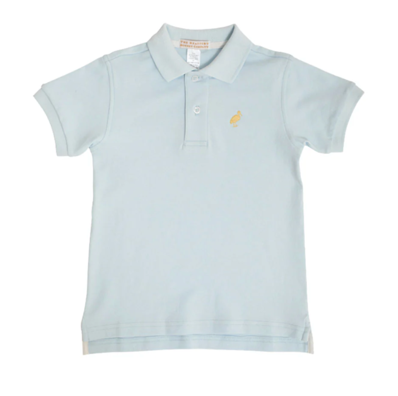 TBBC Prim & Proper Polo Buckhead Blue with Yellow Stork