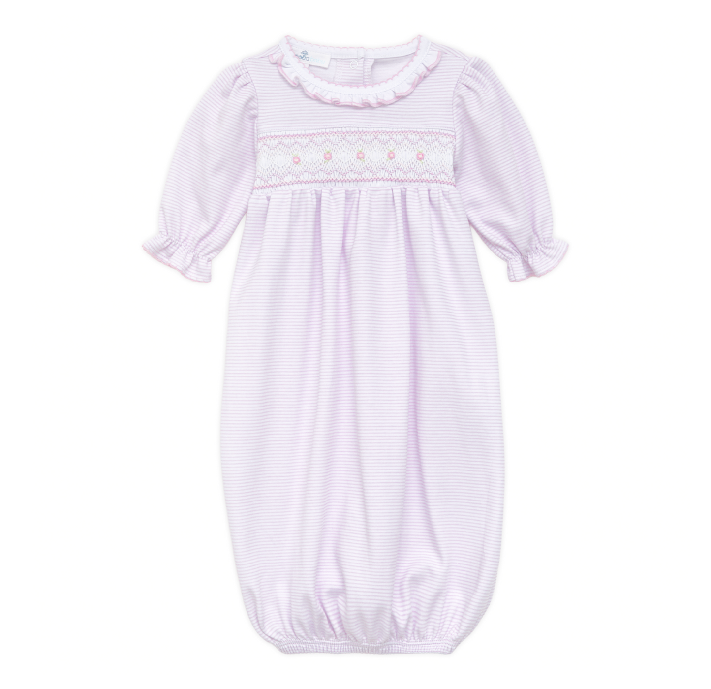 MB Julia Smocked Gown Pink