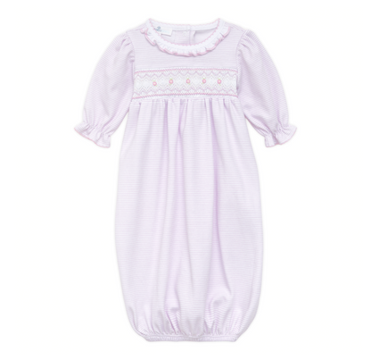 MB Julia Smocked Gown Pink