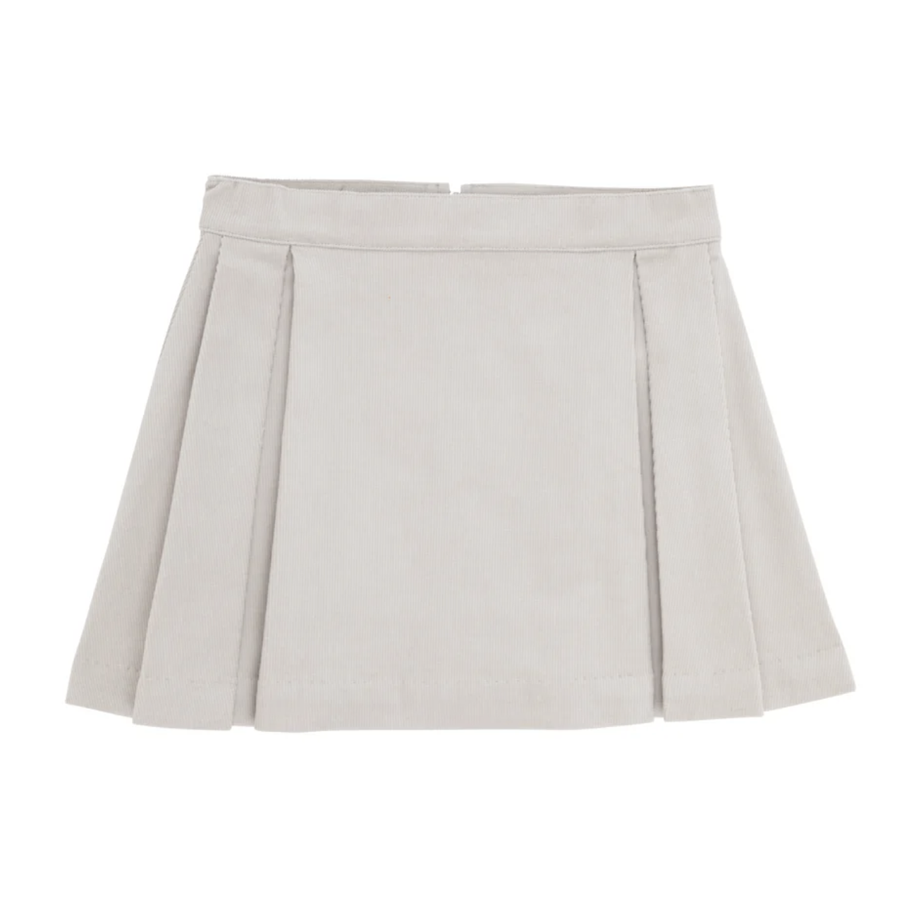 TBBC Parson Pleated Skirt (Corduroy) Sandy Springs Stone