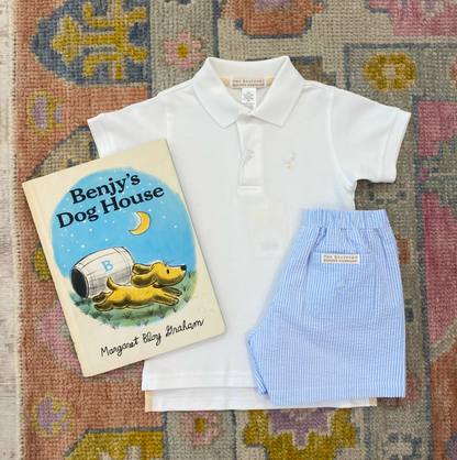 TBBC Shelton Shorts Seersucker Breakers Blue