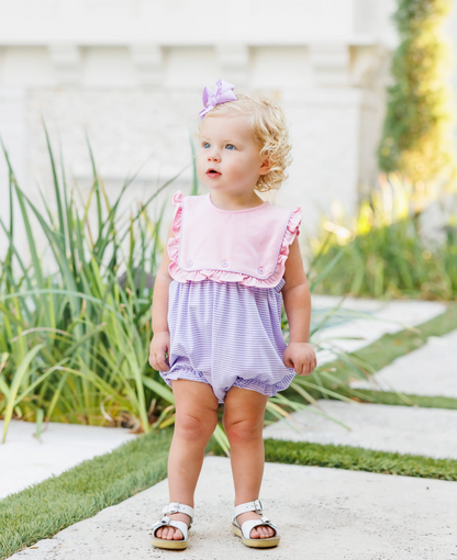 JB Amelia Bubble - Pink & Lavender Stripe