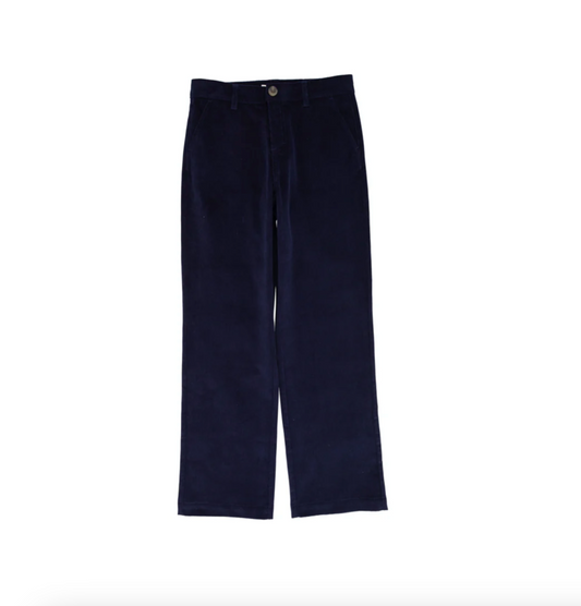 TBBC Navy Corduroy Prep School Pants w/ red stork