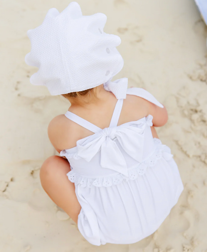 TBBC Beaufort Bonnet Seersucker White Worth Avenue
