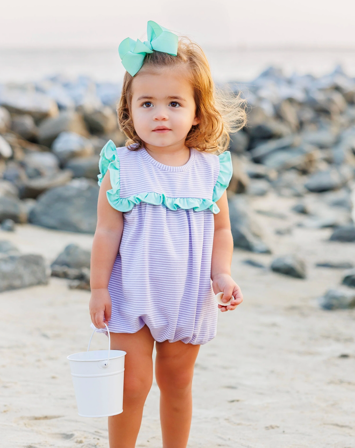 JB Bella Bubble - Lavender Stripe and Mint
