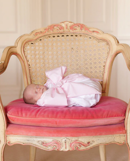TBBC Bow Swaddle - Pink or Blue