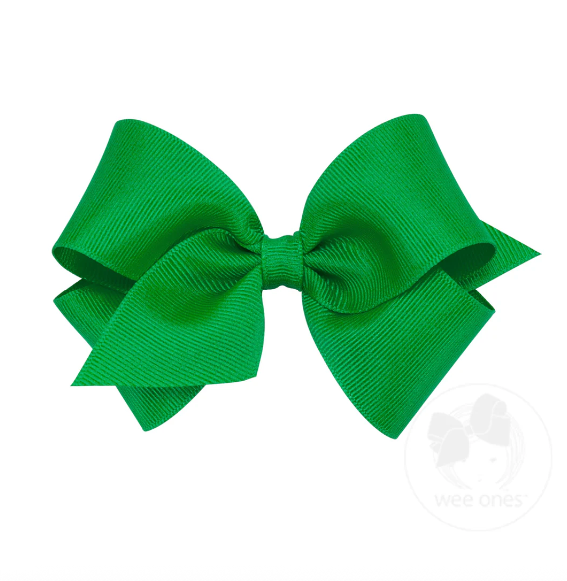 Small Classic Grosgrain Hair Bow (Plain Wrap)  Wee Ones
