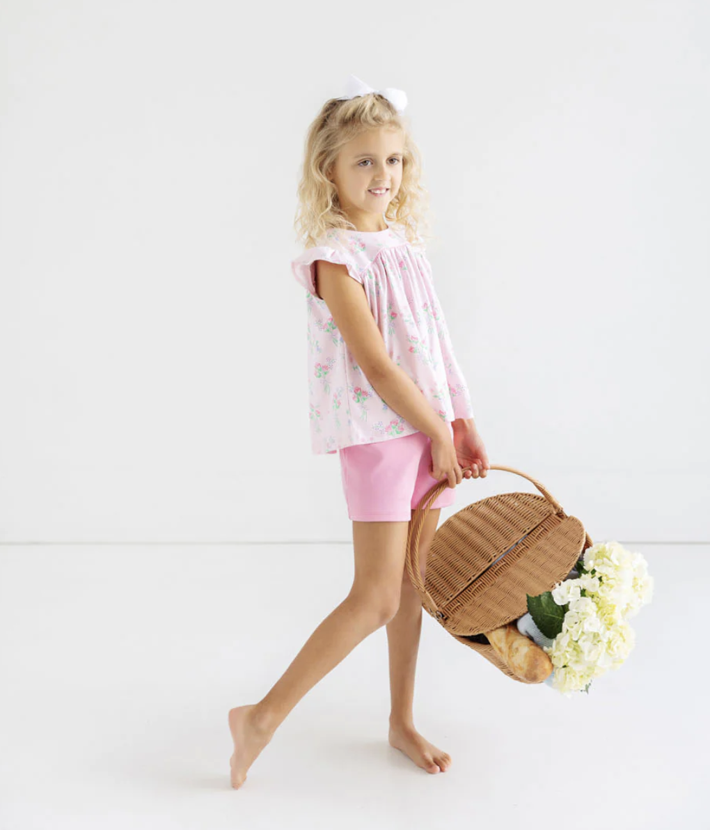 TBBC Shipley Shorts Hamptons Hot Pink/White