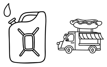 My First Big Book of Trucks - Coloring Book