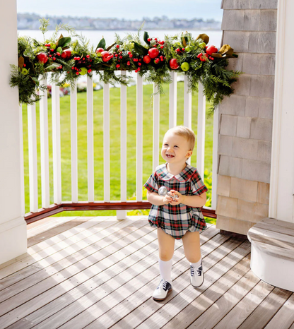 TBBC Brock Bubble Aiken Place Plaid with Richmond Red & Tortoise Buttons