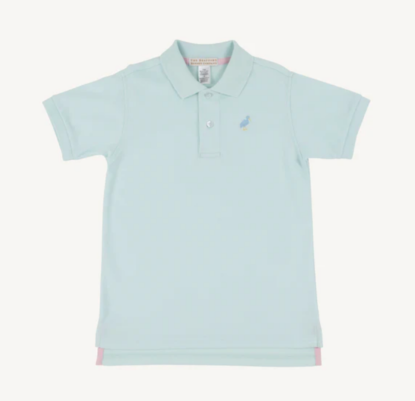 TBBC Sea Island Seafoam Prim & Proper Polo SS