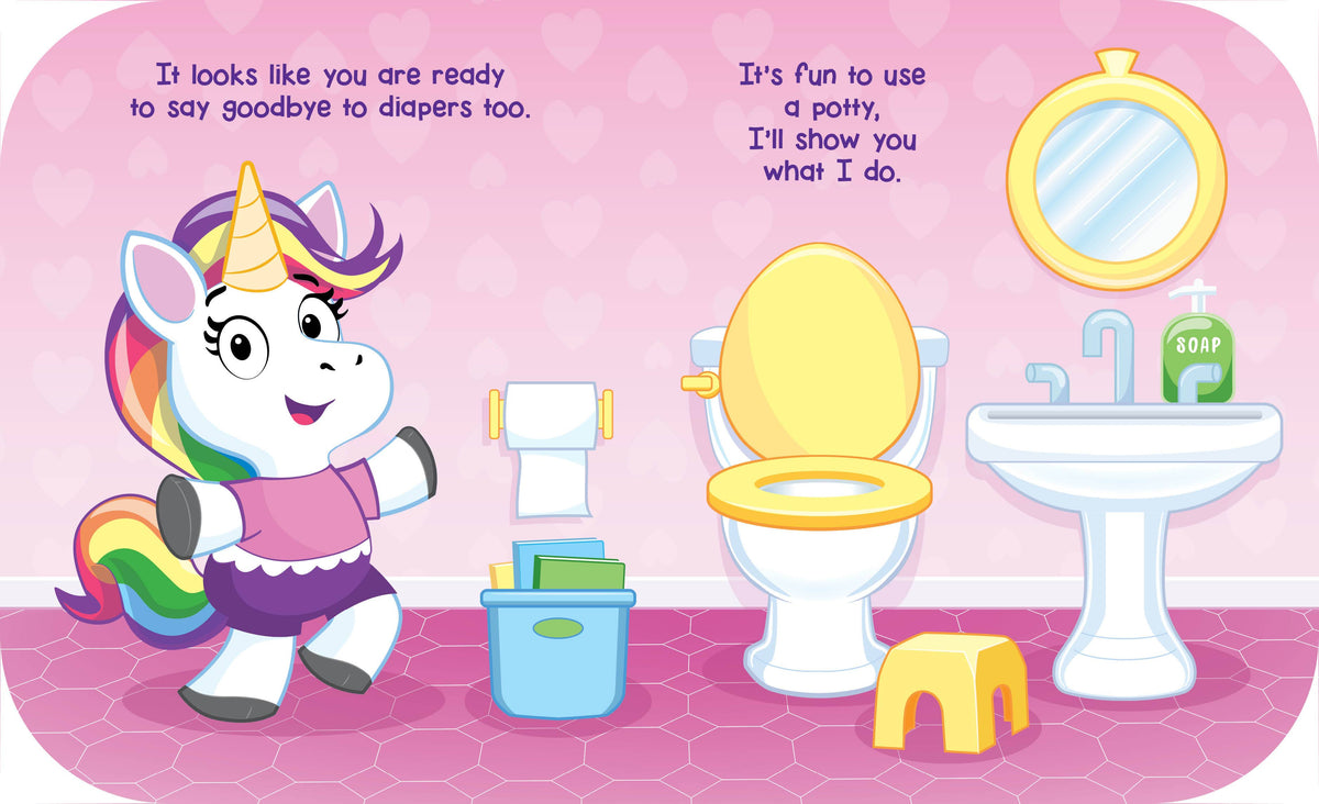 Learn to Potty with Unicorn Book