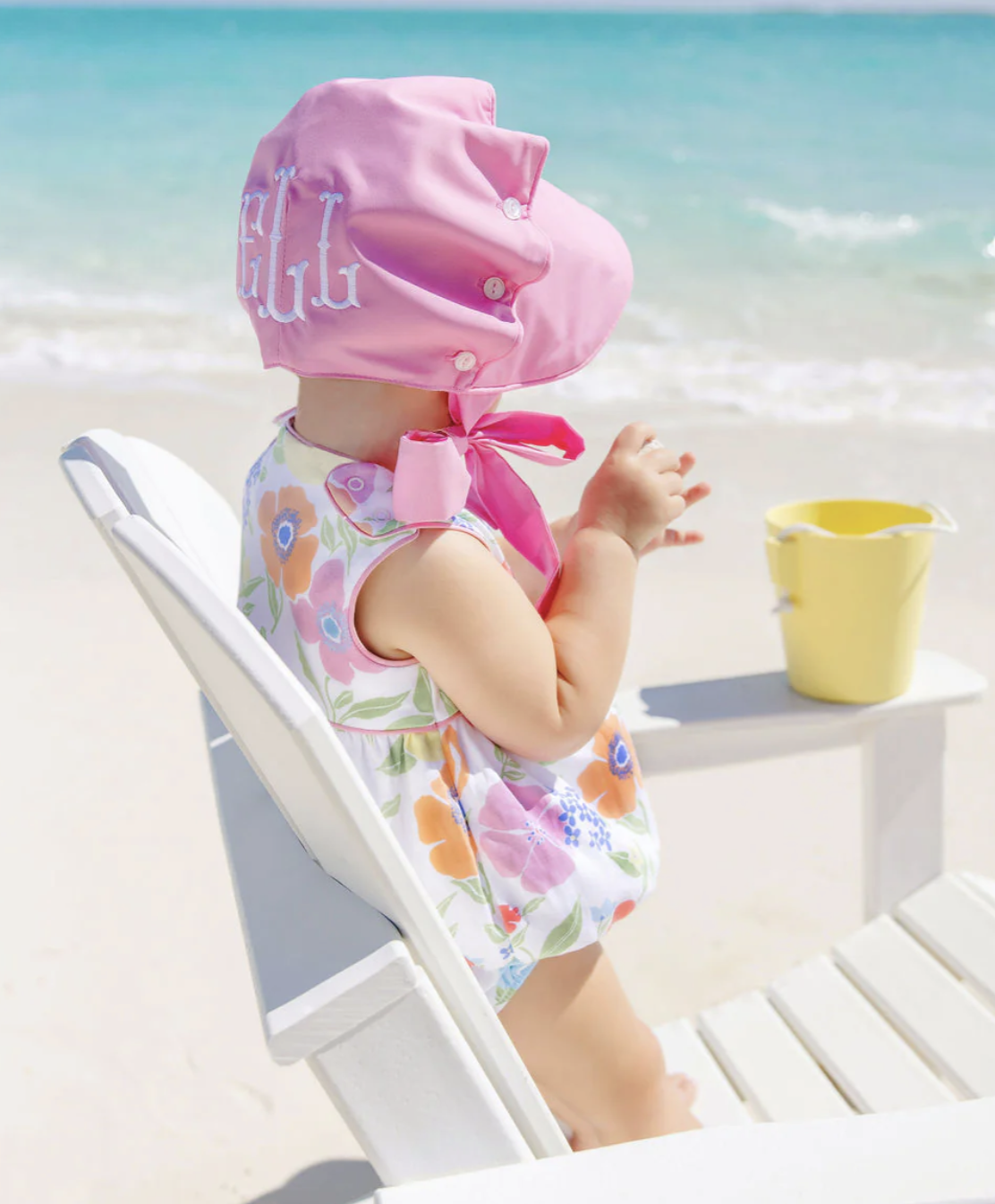 TBBC Beaufort Bonnet Hamptons Hot Pink Broadcloth