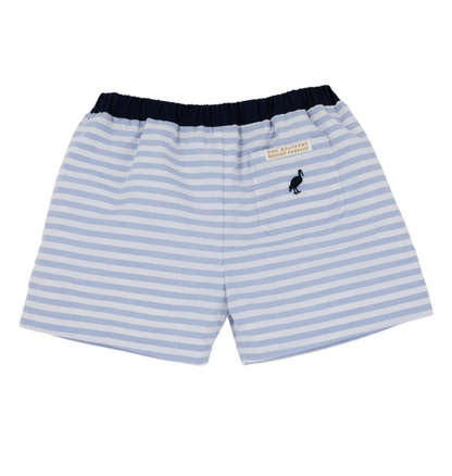 TBBC Shelton Shorts Park City Periwinkle Stripe with Navy